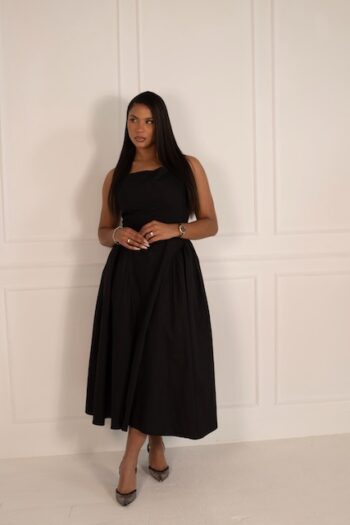 Yandy Black midi Dress